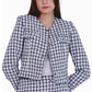 Miss Venus Elegant Checkered Jacket