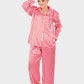 Shechick Bi-Tone Satin Pajama Set