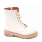 XO Style Combat Boot with Side Zip-Up