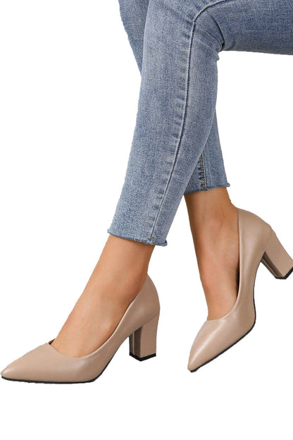 Cafe Latte Classy High Heels