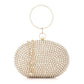 Mr.Joe Diamonds Studded Classy Oval Clutch