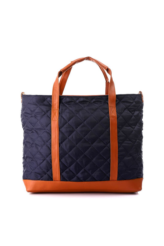 حقيبة كتف للسفر ثنائية اللون