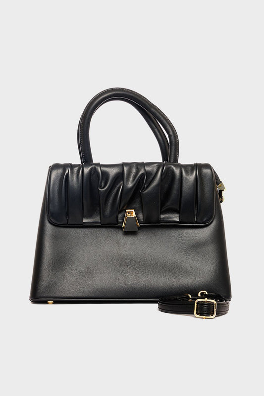 Shoeroom Plain Leather Hand Bag