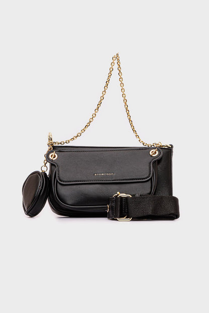 Trendy Solid Crossbody Bag