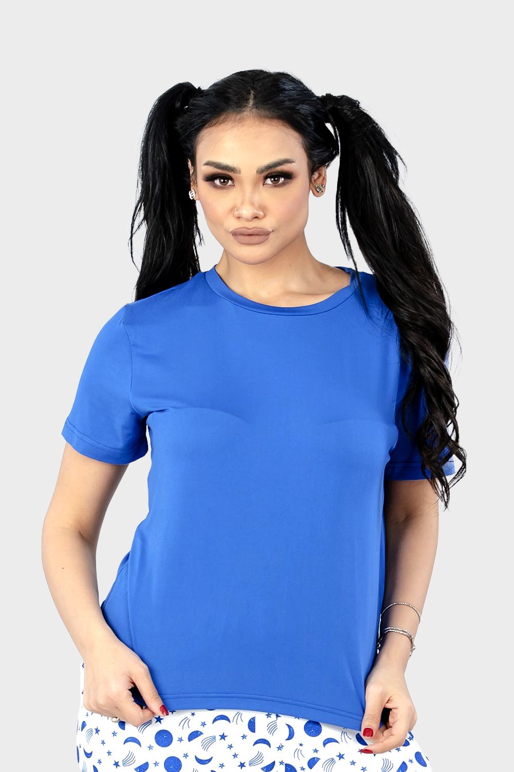 Shechick Plain Basic T-Shirt