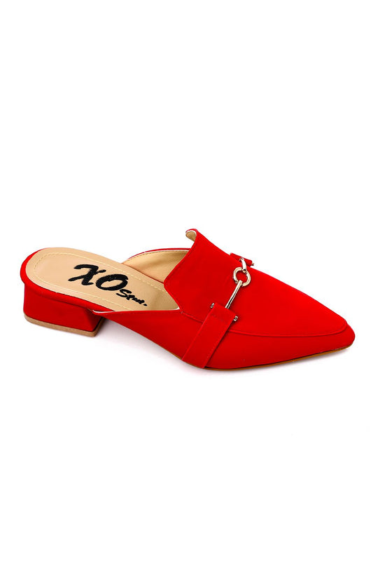 XO Style Elegant Heeled Mules