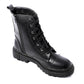 XO Style Combat Boot with Side Zip-Up