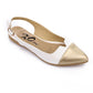 XO Style Slingback Bi-Tone Ballerina