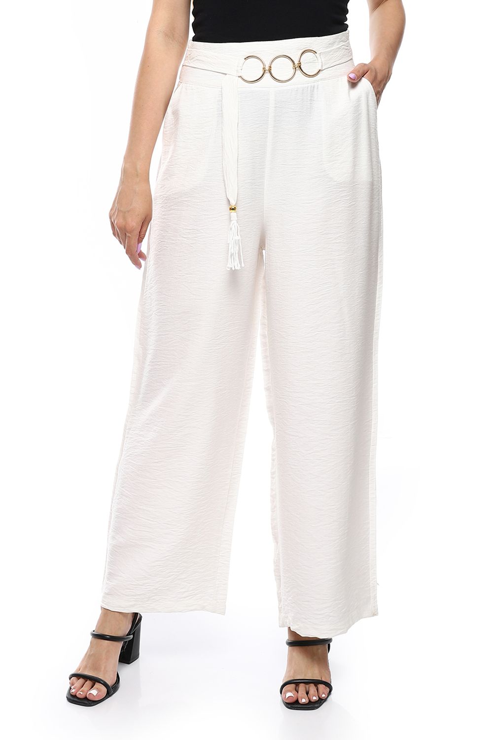 Mr.Joe Linen Wide Leg Pants