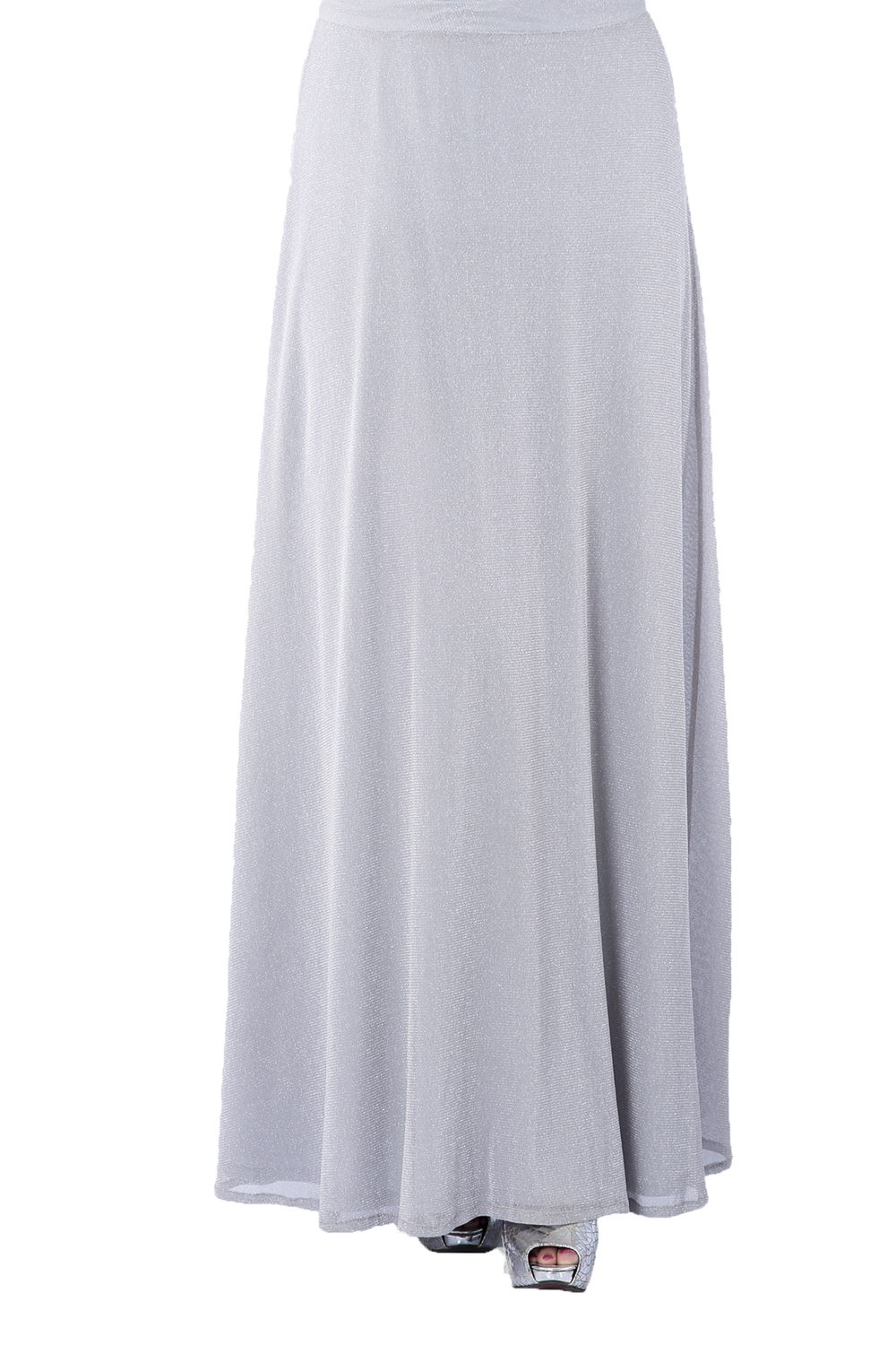 Smoky Crystal Tulle Maxi Skirt