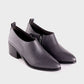 Mr.Joe Oval Toe Cap Shape Shoes