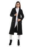 Mr.Joe Chic Open Coat with Decorative Buttons