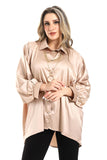 Mr.Joe Bishop Sleeves Buttoned Blouse