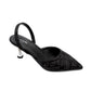 حذاء مستر جو Slingback مثلثات منقوشة