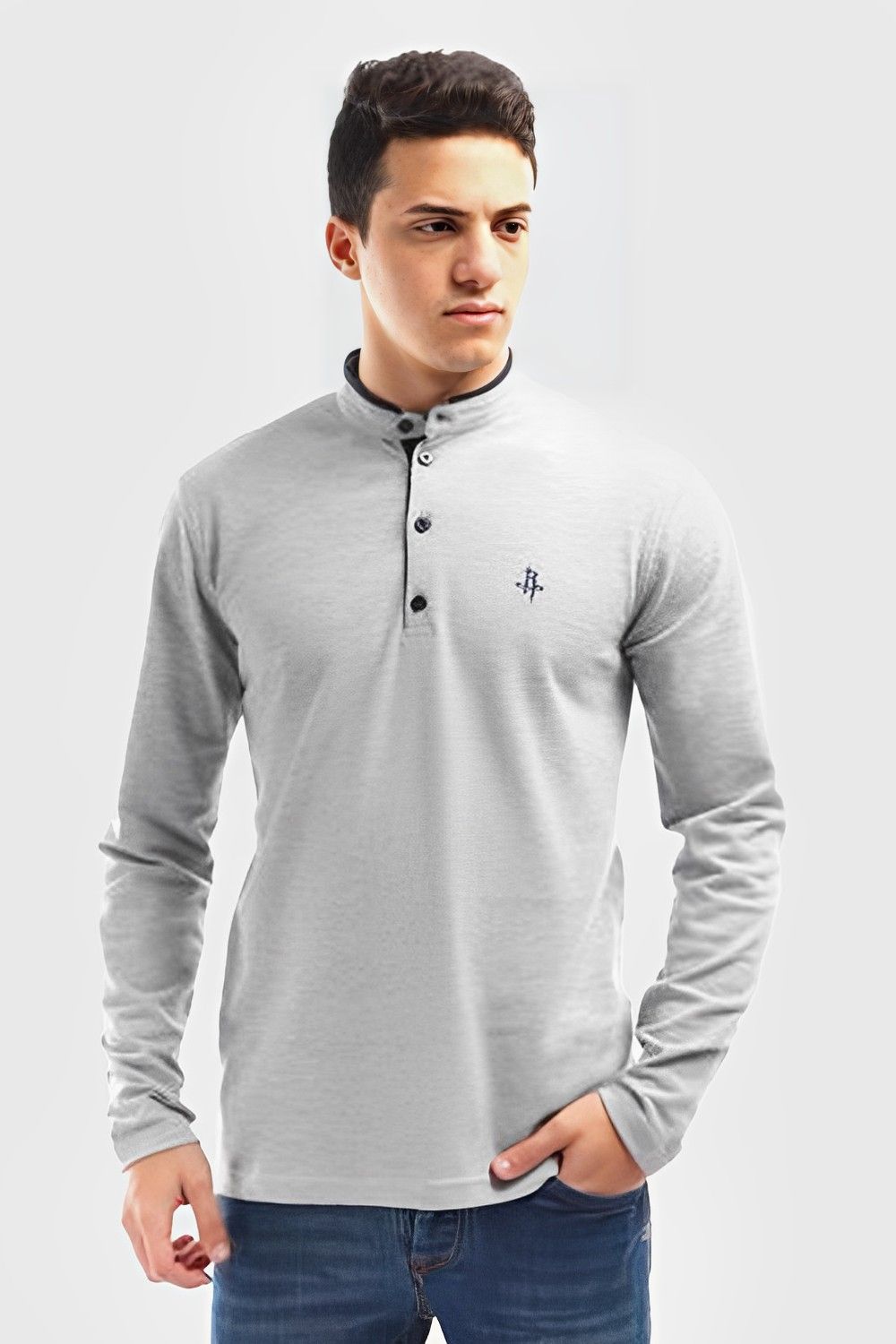 Izor Solid Long Sleeve Casual T- Shirt