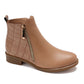 XO Style Side Zip Ankle Boots