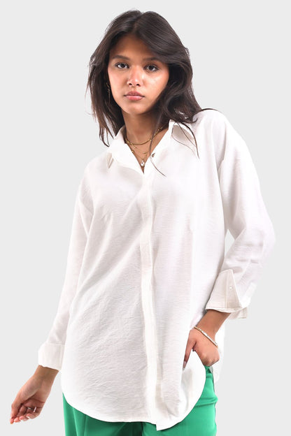 Okoye Linen Oversized Shirt