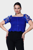 Miss Venus Shirred Blouse