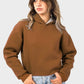 Shechick Unfinished Style Cropped Hoodie