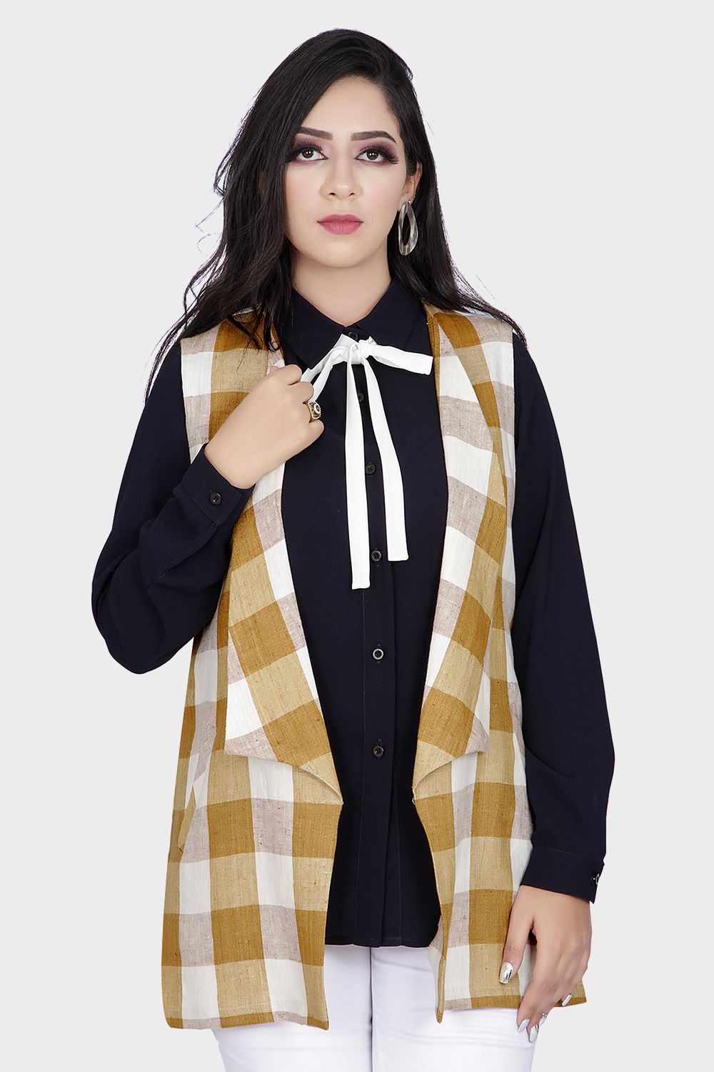 Smoky Checkered Vest