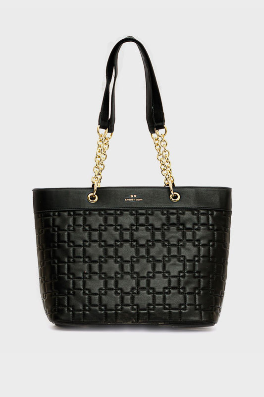 شنطة يد جلد بخياطات