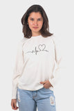 Shechick Heartbeats Printed T-Shirt