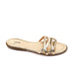 Mr.Joe Summery Metallic Slippers