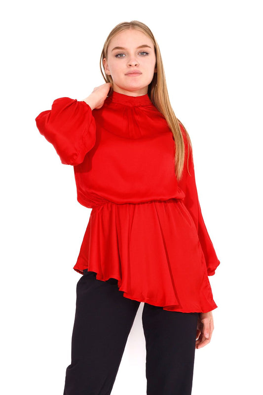 بلوزة ساتان