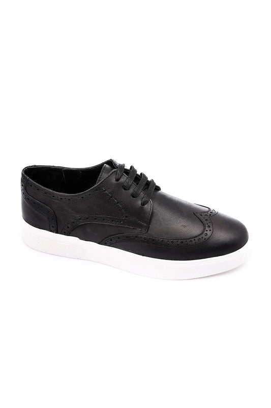 Mr.Joe Classic Patterned Leather Sneakers