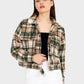 Miss Venus Short Checkered Jacket