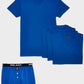 Hero Basic Set Of 4 V-Neck Under T-Shirt With Boxer