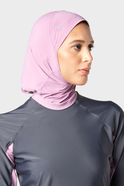 Middle Purple Ultra-Fit Swim Hijab