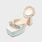 Shoeroom Holographic Soiree High Heeled Sandals