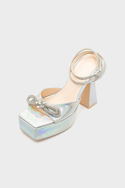 Holographic Soiree High Heeled Sandals