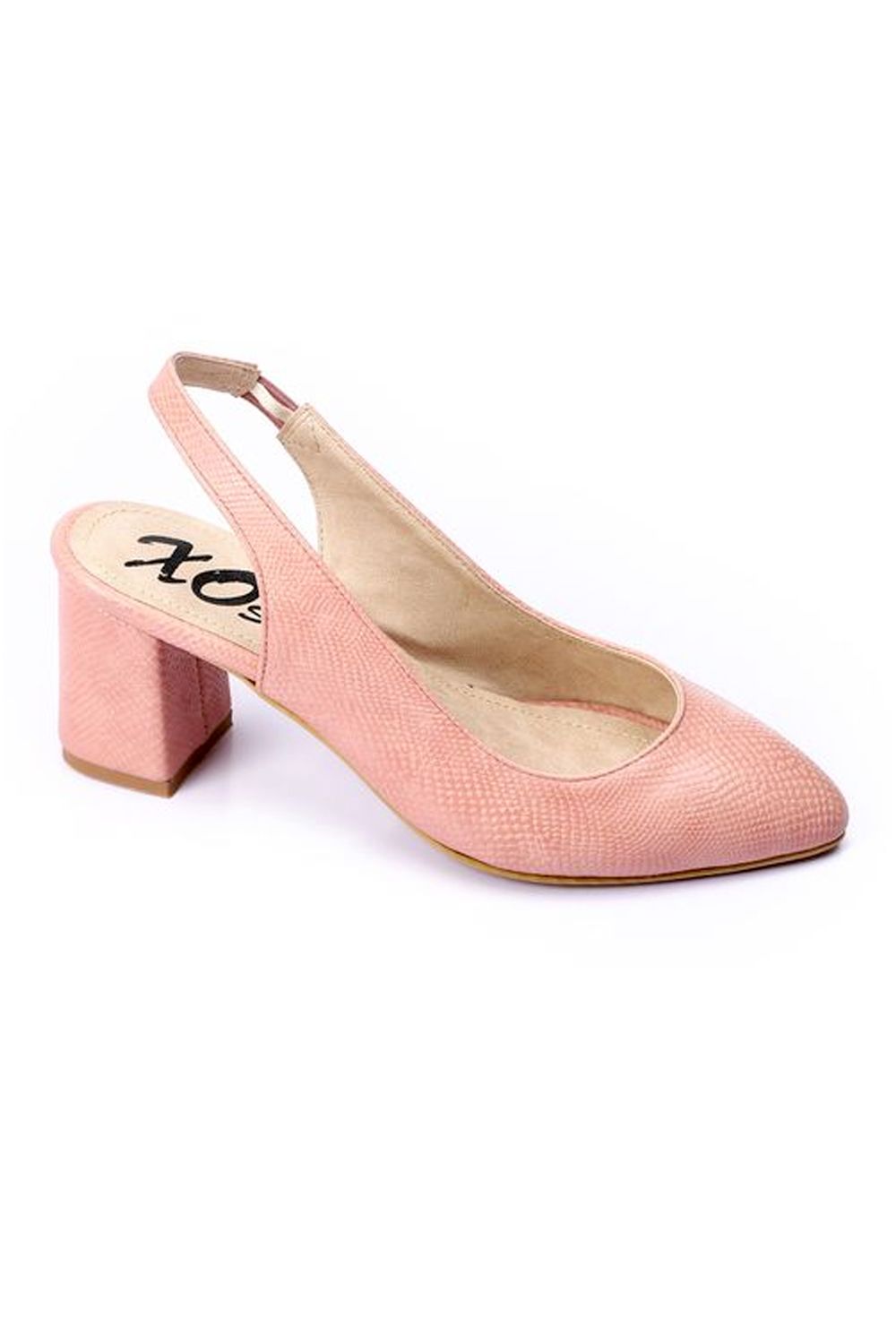 XO Style Flocked High Heels Shoes