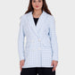 Miss Venus Wool Checkered Blazer