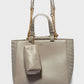 Shoeroom Handbag with Extra Shoulder Handle