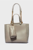 Shoeroom Handbag with Extra Shoulder Handle