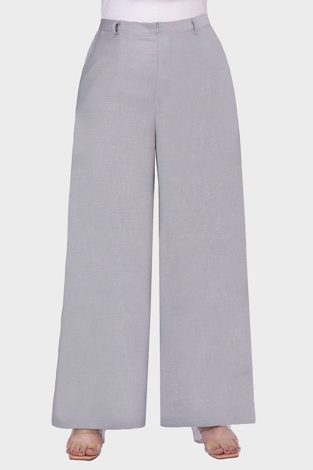 Smoky Wide Pants with Elastic Back Band