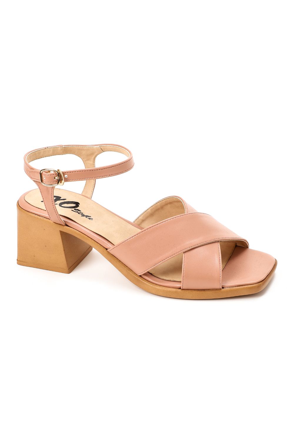 XO Style Cross Strap Heeled Sandals