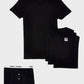 Hero Basic Set Of 4 V-Neck Under T-Shirt With Boxer