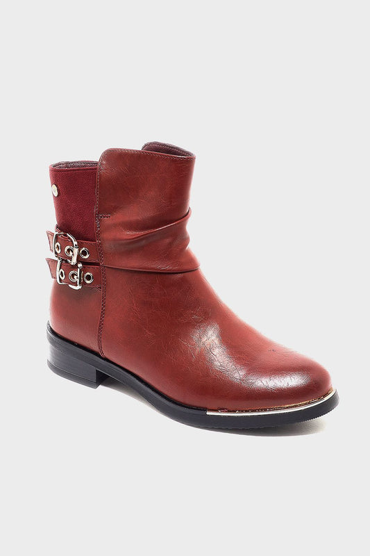 Shoeroom Golden Strap Half Boot