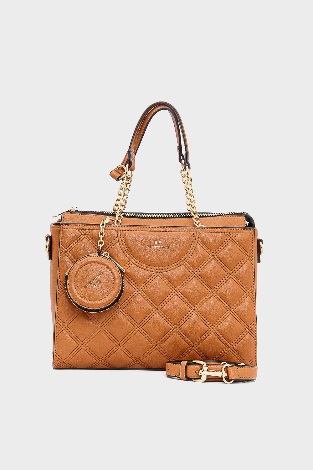 Shoeroom Stitched Leather Hand Bag