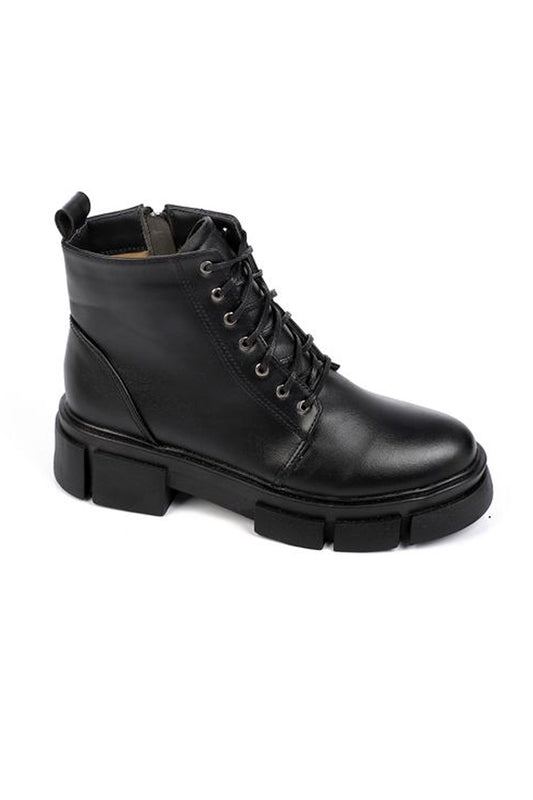 Xo Style Combat Ankle Boot