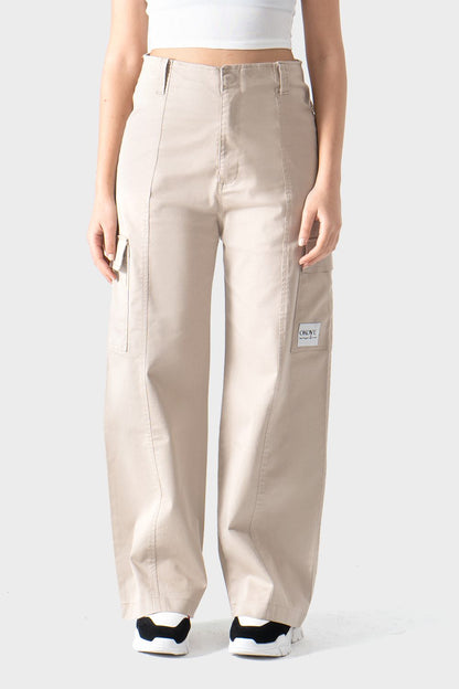 Okoye Beige Cargo Pants