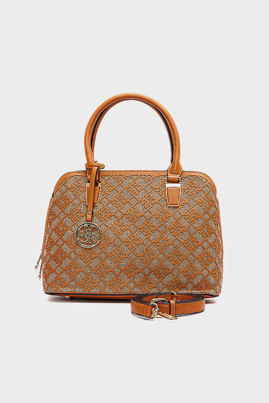 شنطة يد جلد محفور