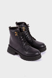 Okoye Mono Black Smooth Leather Boot