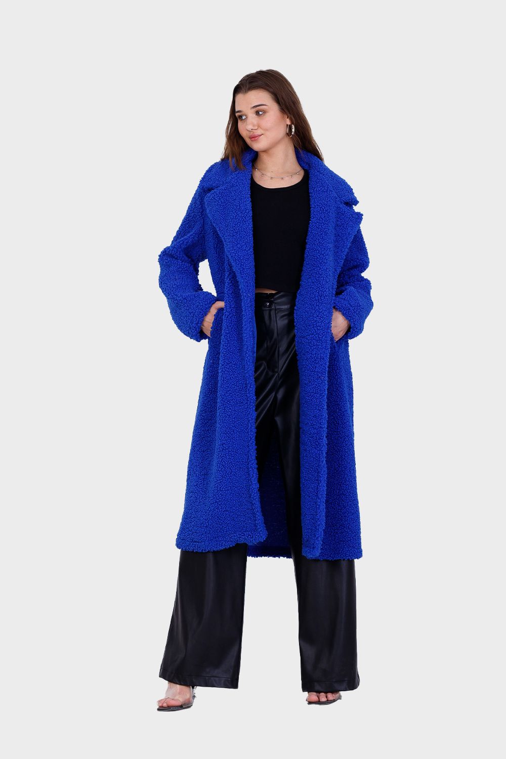 Miss Venus Long Teddy Coat