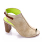 Mr.Joe Heeled Suede Sandal