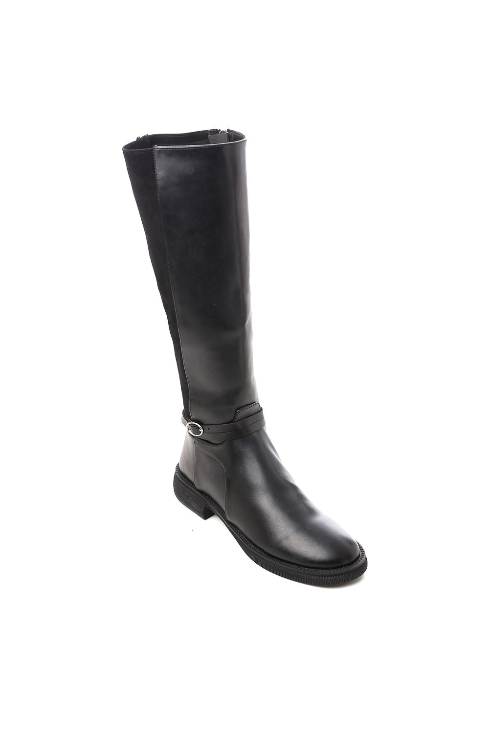 Mr.Joe Leather Knee High Boot